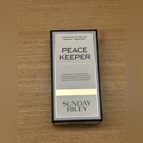 Sunday Riley Peace Keeper Acne Treatment Serum - Brand New, Never Used! - Picture 2 of 6